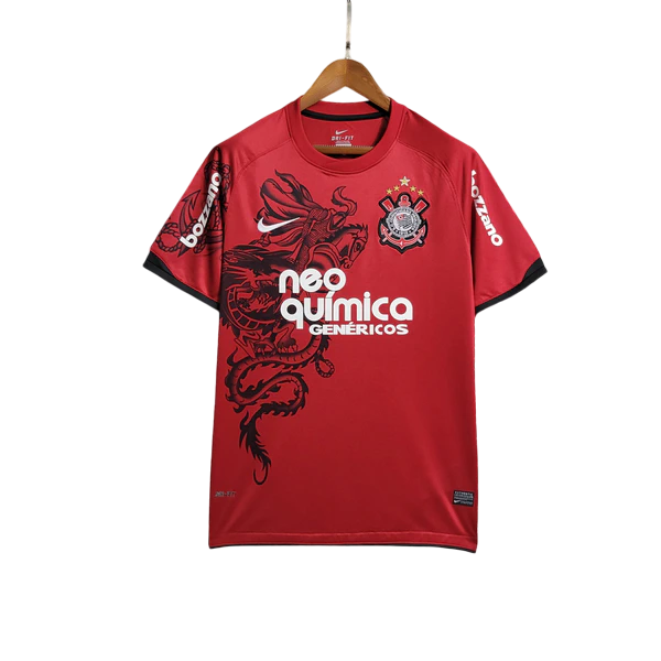 Camisa Corinthians III 11/12 - Versão Retro Vermelha