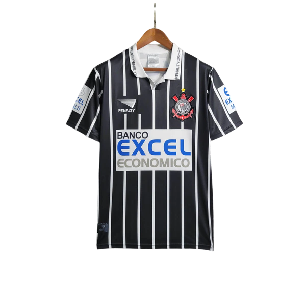 Camisa Corinthians Titular 1997 - Versão Retrô Preta