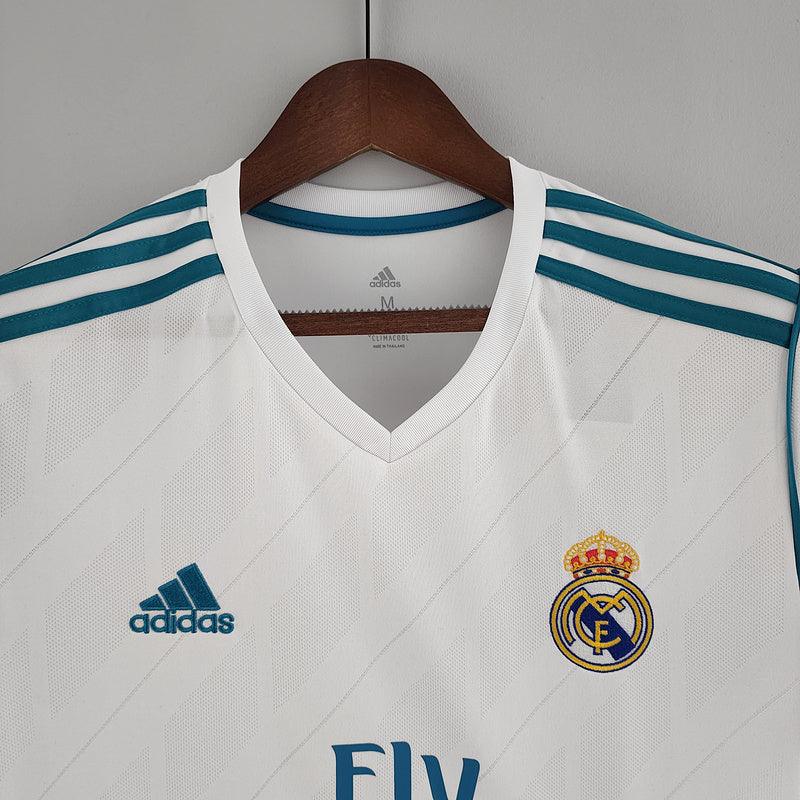 Camisa Real Madrid 17/18 Home - Retrô Masculina