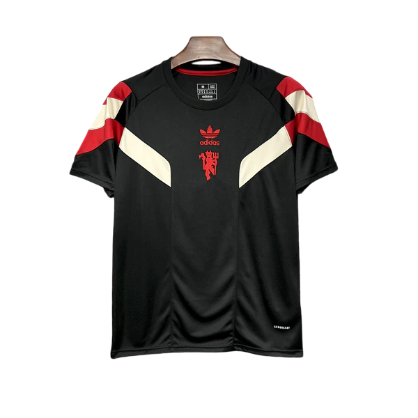 Camisa Manchester United Originals Black 24/25 - Adidas Torcedor Masculina Lançamento