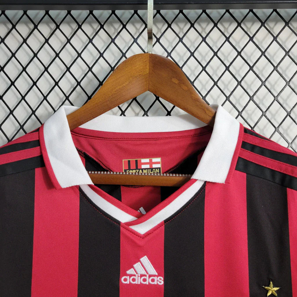 Camisa Milan 09/10 Home - Retrô Masculina