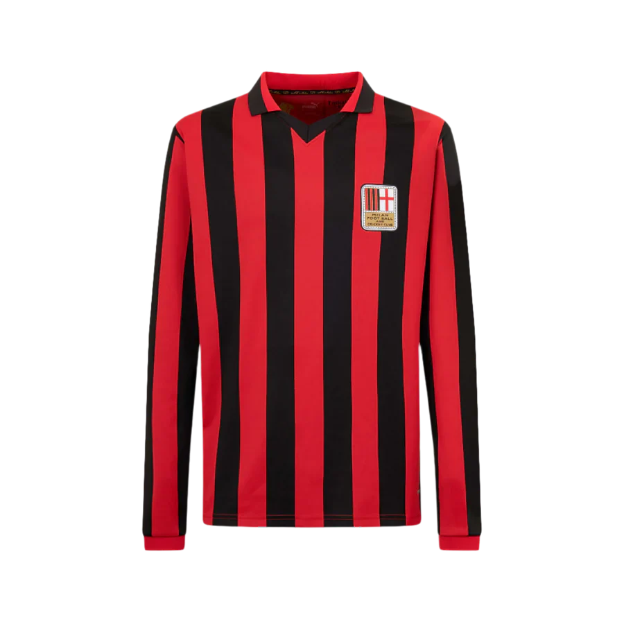 Camisa Manga Longa Milan 2024/25 - Vermelho e Preto Edição Especial