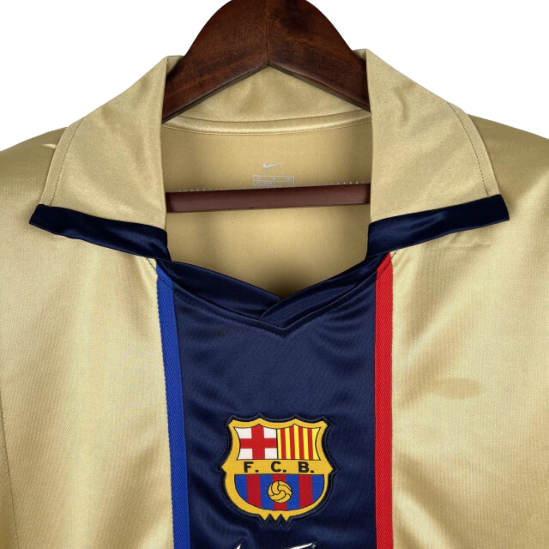 Camisa Barcelona 02/03 Away - Retrô Masculina