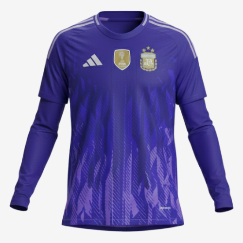 Camisa Argentina Away Manga Comprida 23/24 - Adidas Versão Torcedor