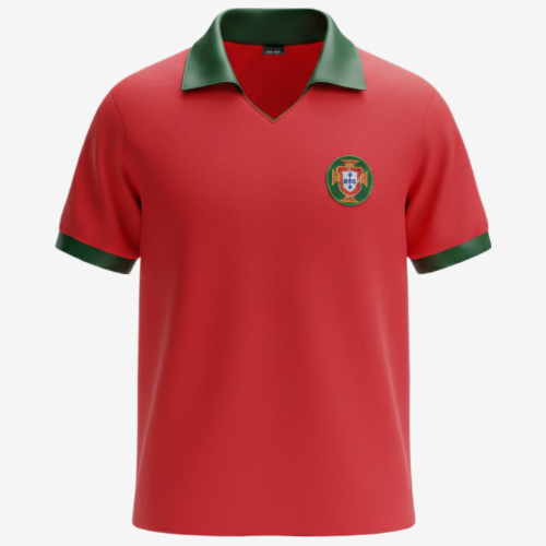 Camisa Portugal Home NIke 1972 Retrô- Vermelha
