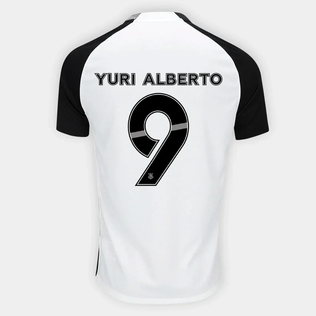 Camisa Corinthians Home 25/26 YURI ALBERTO N° 9