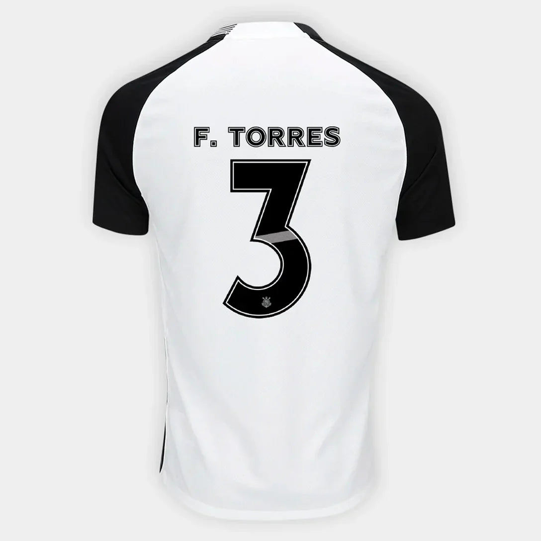 Camisa Corinthians Home 25/26 F.TORRES N° 3