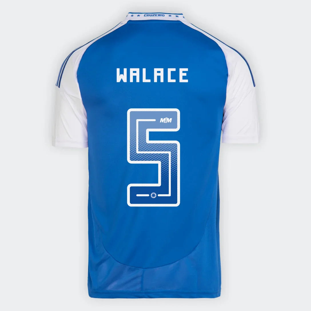 Camisa Cruzeiro Home 25/26 Walace N° 5