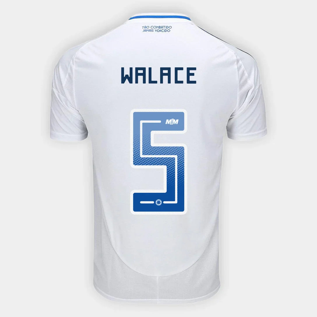 Camisa Cruzeiro Away 25/26 Walace N° 5