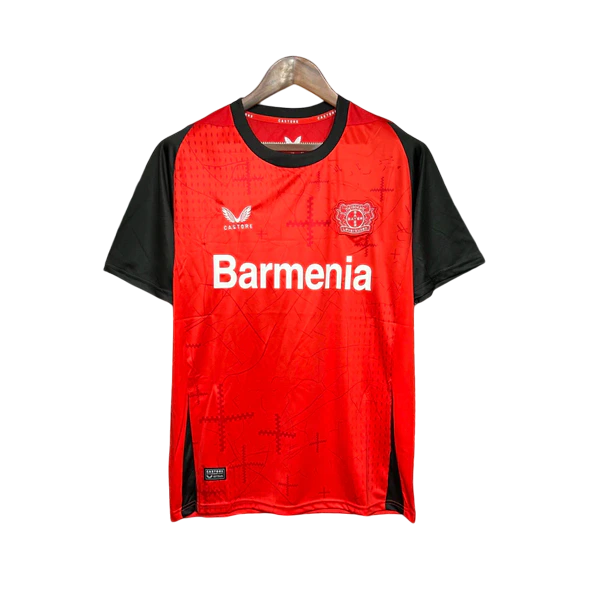 Camisa Bayer Leverkusen Vermelha 24/25- Versão Torcedor