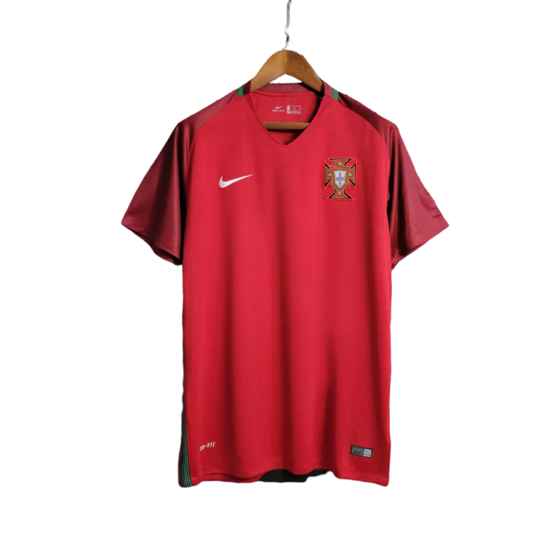 Camisa Portugal Euro 2016 Home - Retrô Masculina