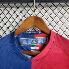 Camisa Barcelona 08/09 Home UCL - Retrô Masculina