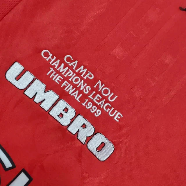 Camisa Manchester United 99/00 Home - Retrô Masculina