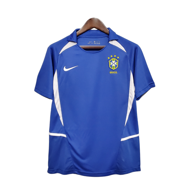 Camisa Brasil 2002 Away - Retrô Masculina