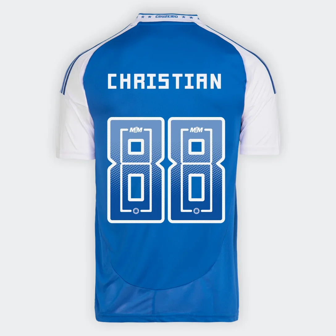 Camisa Cruzeiro Home 25/26 Christian N° 88