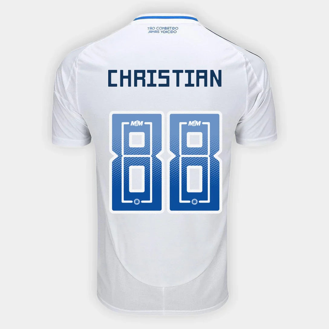 Camisa Cruzeiro Away 25/26 Christian N° 88
