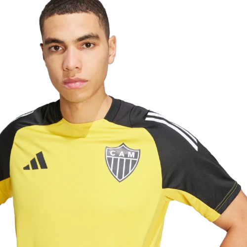 Camisa Atlético Mineiro Treino Amarela 25/26 - Versão Torcedor