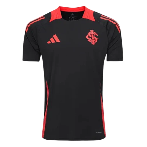 Camisa Internacional Treino Preta 25/26 - Adidas Torcedor Masculina