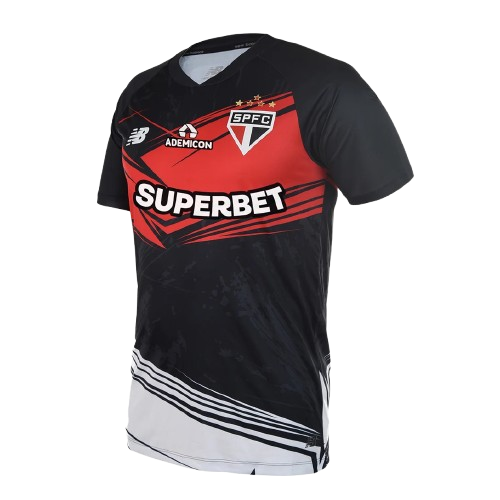 Camisa São Paulo Goleiro 25/26 Preta - NB Torcedor Masculina