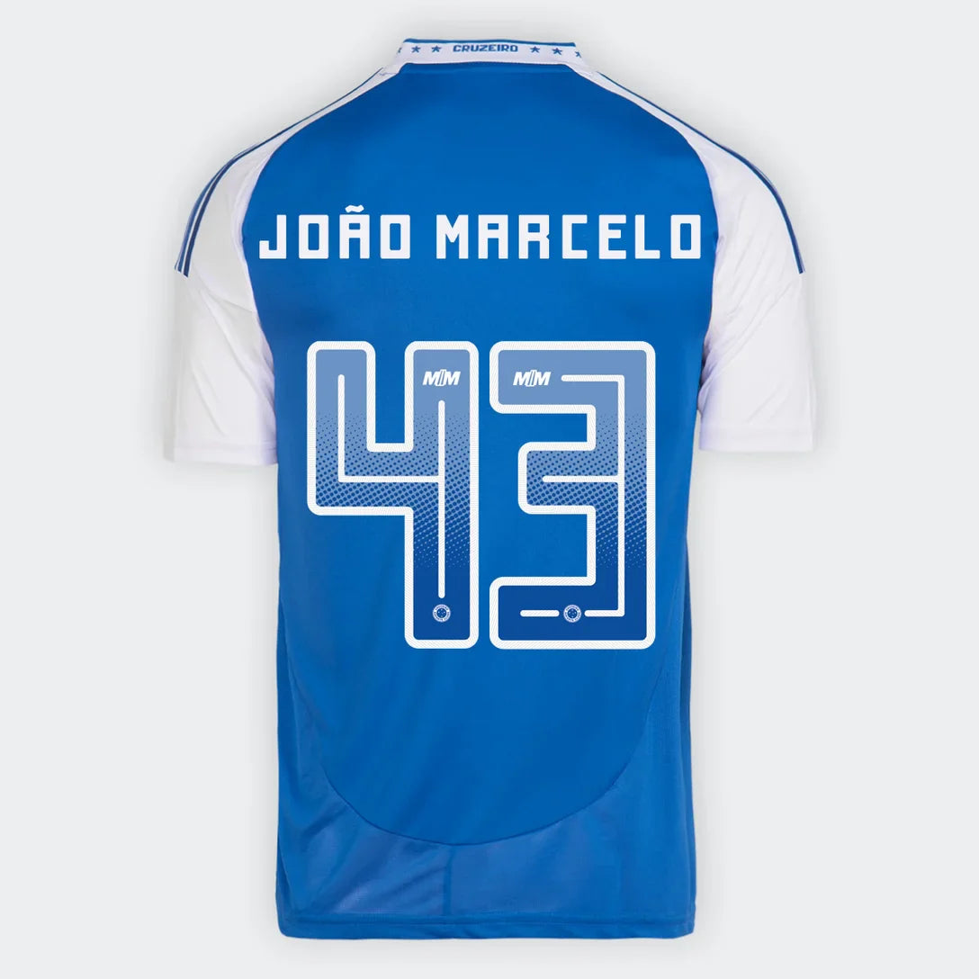 Camisa Cruzeiro Home 25/26 João Marcelo N° 43