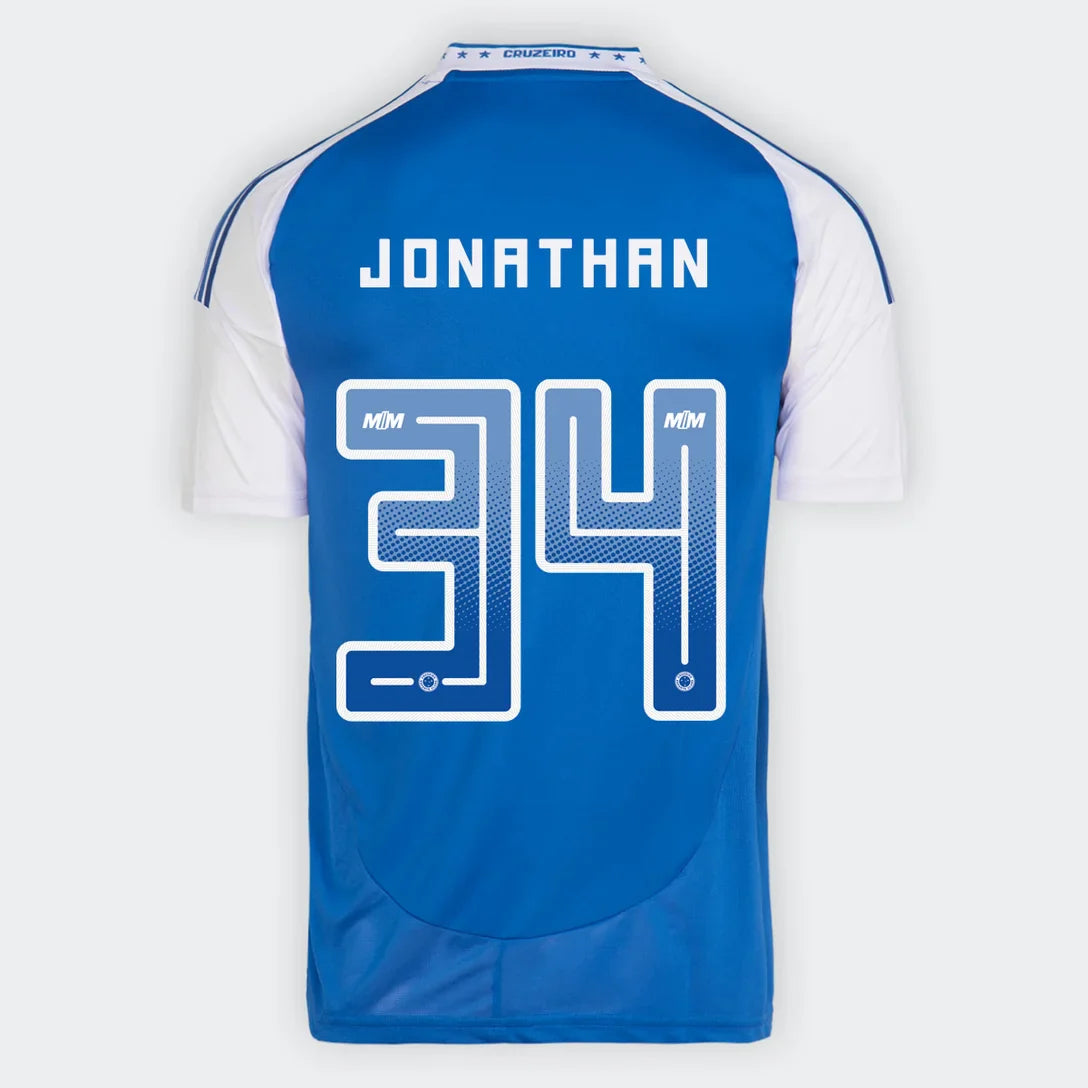 Camisa Cruzeiro Home 25/26 Jonathan N° 34