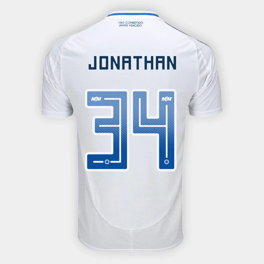 Camisa Cruzeiro Away 25/26 Jonathan N° 34