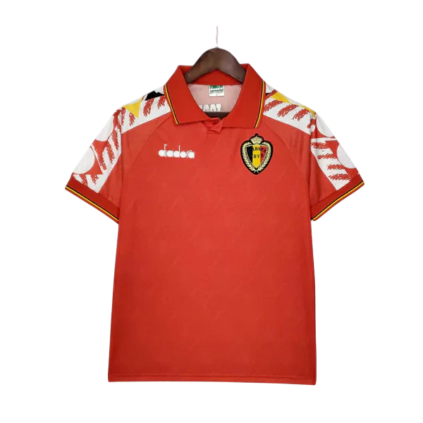 Camisa Bélgica Retrô 2004/2005 Vermelha - Adidas