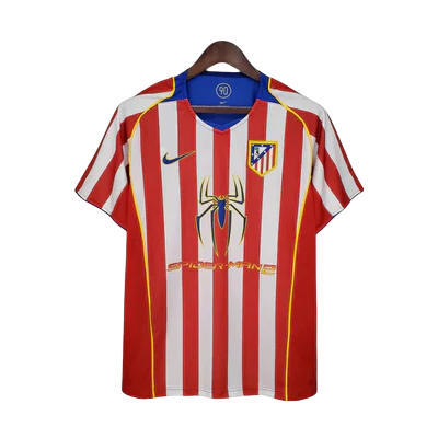 Camisa Atlético de Madrid Retrô 2004/2005 Vermelha e Branca - Nike