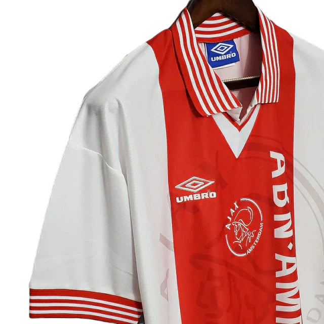 Camisa Ajax Retrô 1995/1996 Vermelha e Branca - Umbro