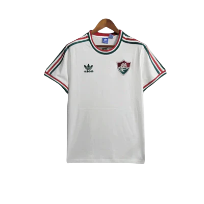 Camisa Fluminense Retrô 14/15 Torcedor Masculina - Branca com detalhes em vermelho e verde