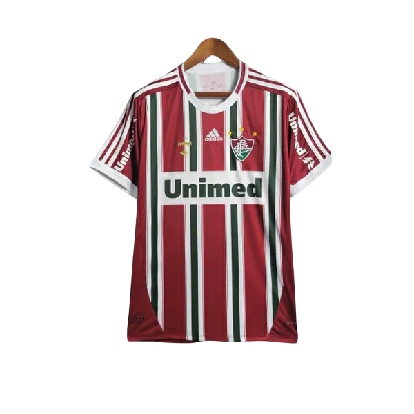 Camisa Fluminense I 2012 Adidas Retro Masculina - Tricolor Unimed