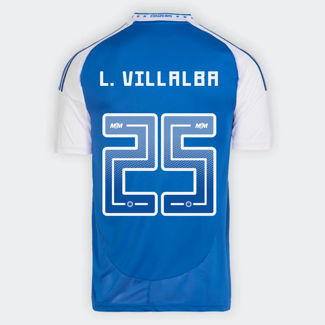 Camisa Cruzeiro Home 25/26 L.Villalba N° 25