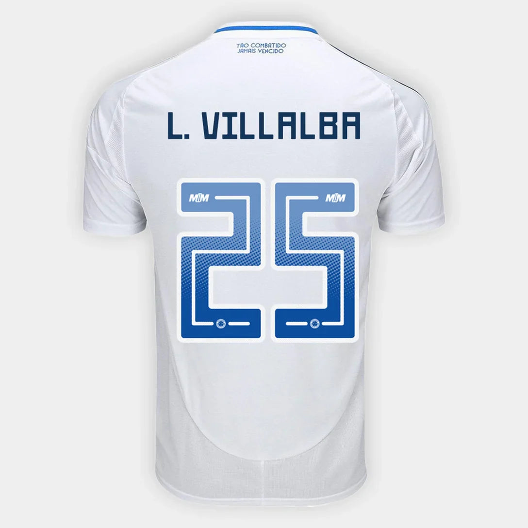 Camisa Cruzeiro Away 25/26 L.Villalba N° 25