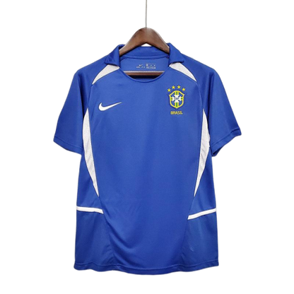 Camisa Brasil 2002 Away - Retrô Masculina
