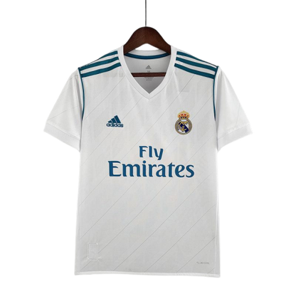 Camisa Retrô Real Madrid I Home Adidas 2017/18 Masculino Branca