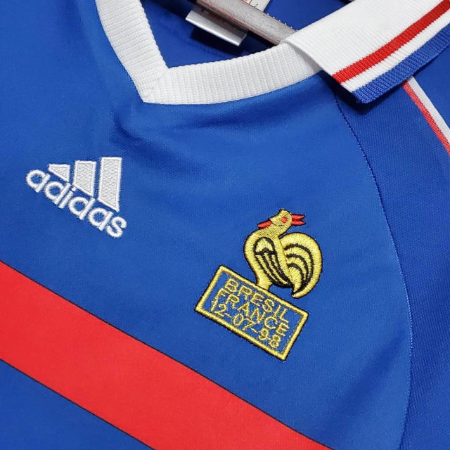 Camisa França 98/99 Home - Retrô Masculina