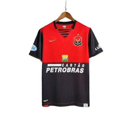 Camisa Flamengo I Home Retrô 2008/09 Adidas Masculina - Vermelho