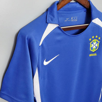 Camisa Brasil 2002 Away - Retrô Masculina