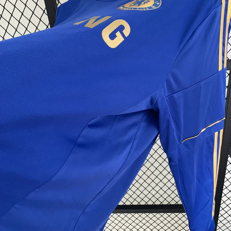 Camisa Chelsea 12/13 Home Manga Longa - Retrô Masculina