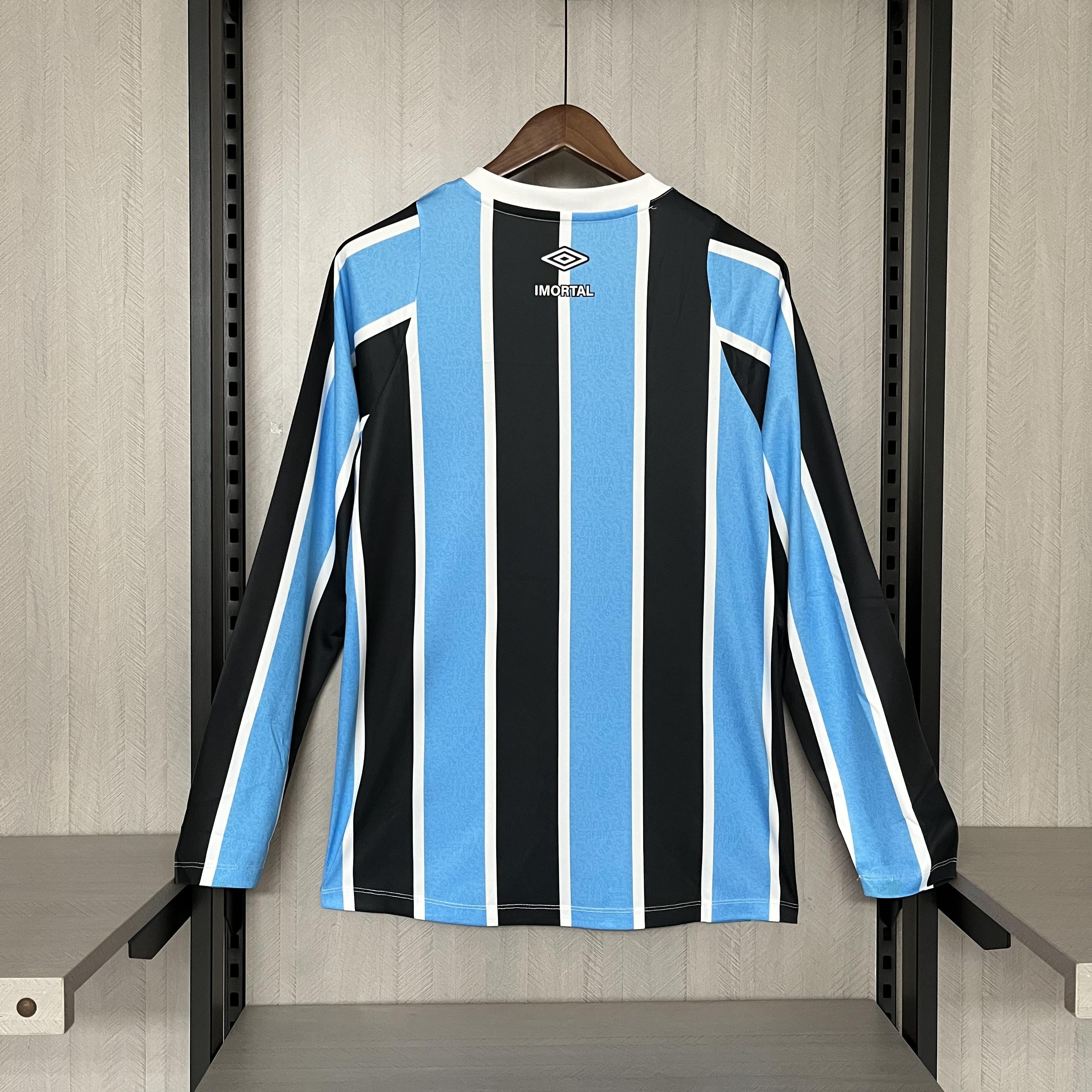 Camisa Grêmio Titular 24/25 - Azul Manga Longa