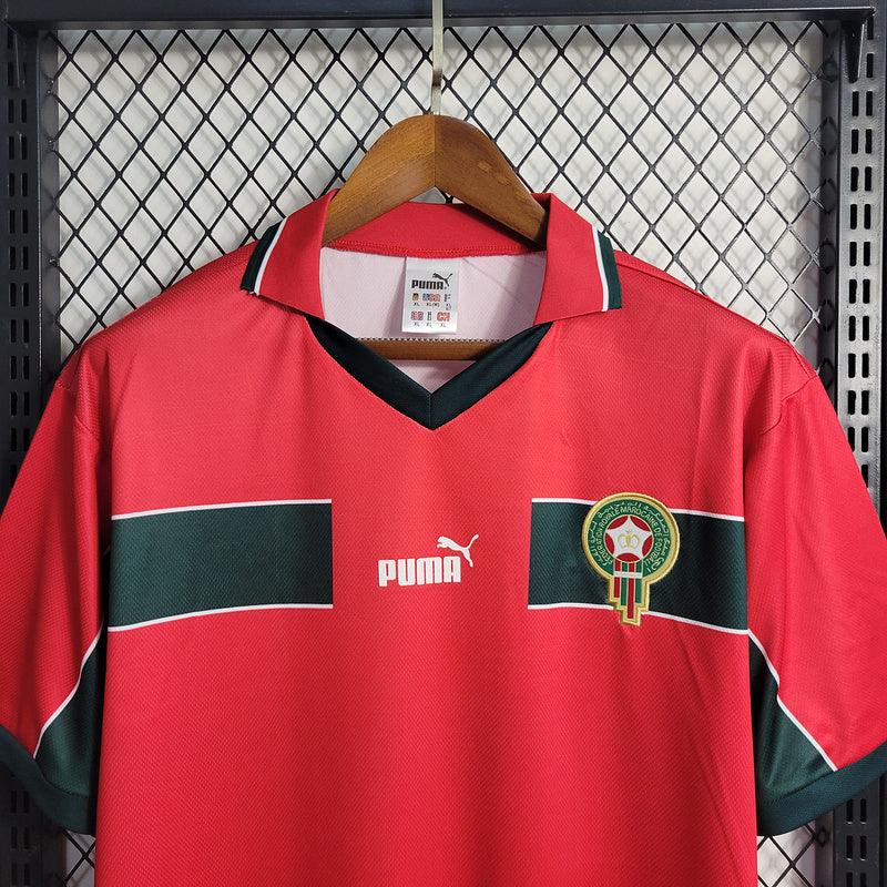 Camisa Marrocos 1998 Home - Retrô Masculina