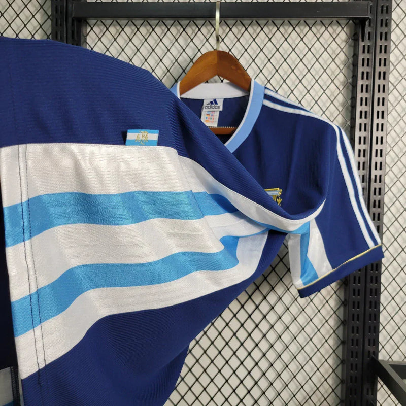 Camisa Argentina 1998 Away - Retrô Masculina