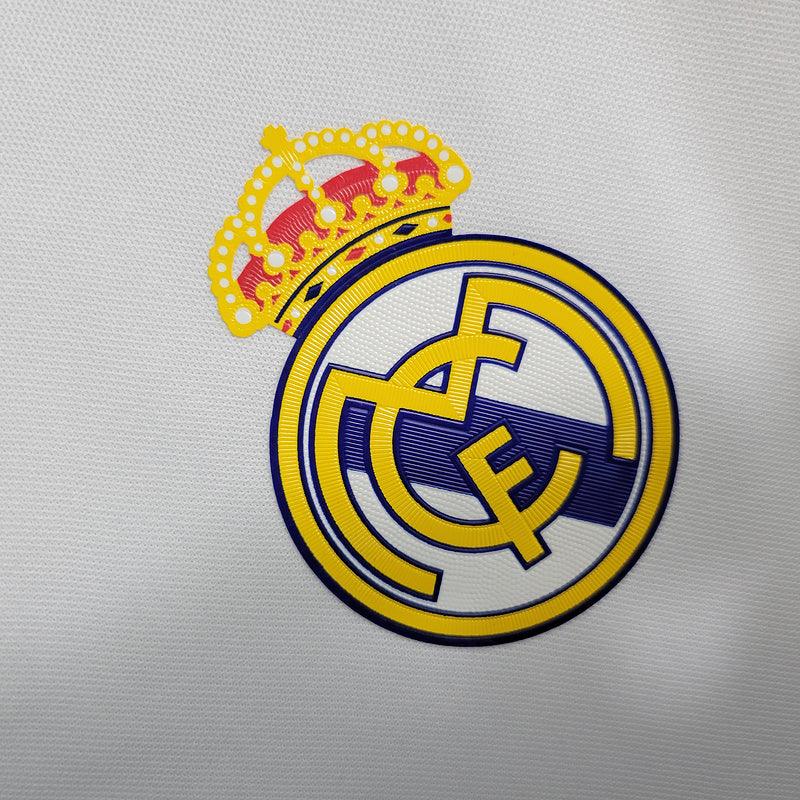 Camisa Real Madrid 16/17 Home Manga Longa - Retrô Masculina