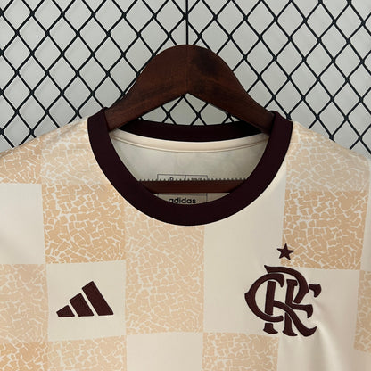 Camisa Flamengo Pré-Jogo 24/25 - Adidas Feminina