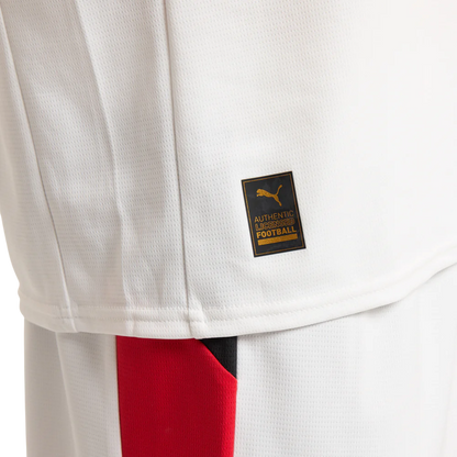 Camisa AC Milan Away 25/26 - Torcedor Puma Masculino - Branco e Preto