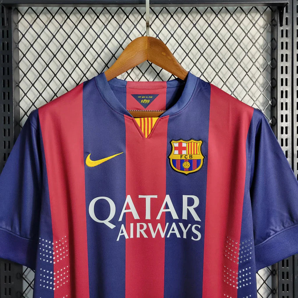 Camisa Barcelona 14/15 Home - Retrô Masculina