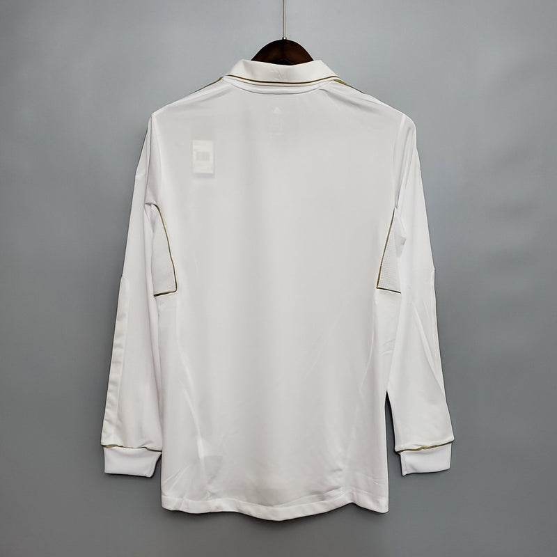 Camisa Real Madrid 11/12 Home Manga Longa - Retrô Masculina