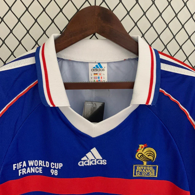 Camisa França 1998 Home - Retrô Masculina