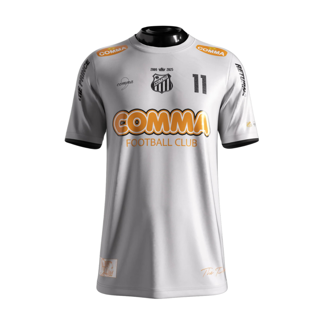 Camisa Santos 24/25 Edição Especial Neymar #11 The Prince - Torcedor Masculina