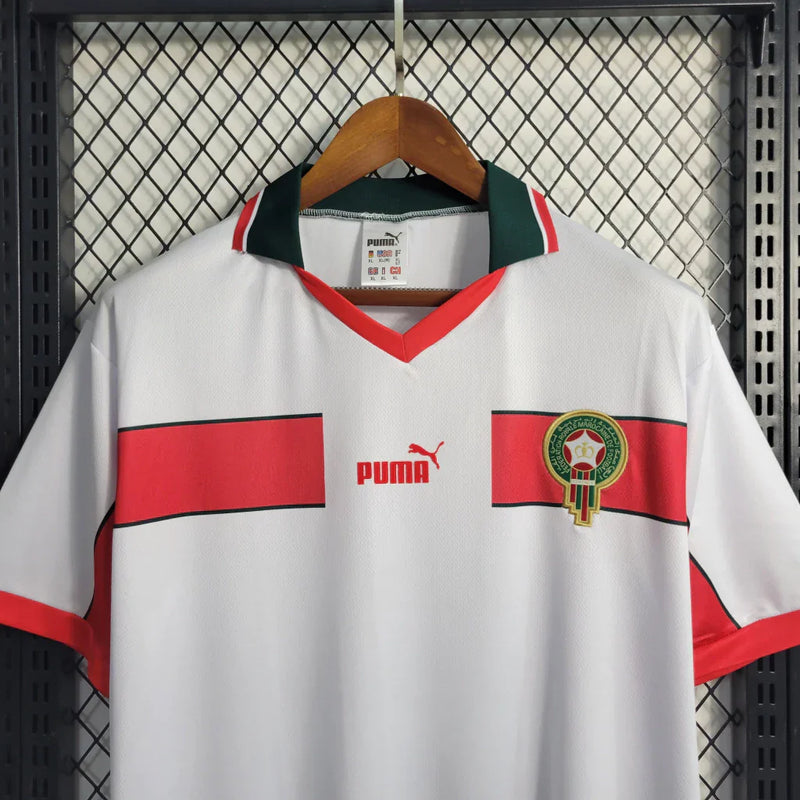 Camisa Marrocos 1998 Away - Retrô Masculina